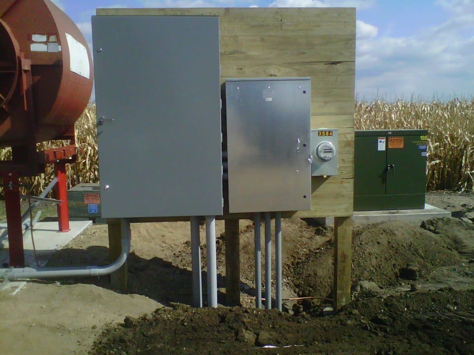 Agricultural electrical work