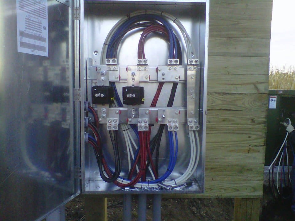 Agricultural electrical work