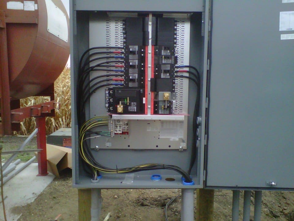 Agricultural electrical work